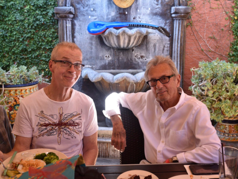 Peter Doell and 'Fan Fave' Al Schmitt at the L.A. Audio Lunch